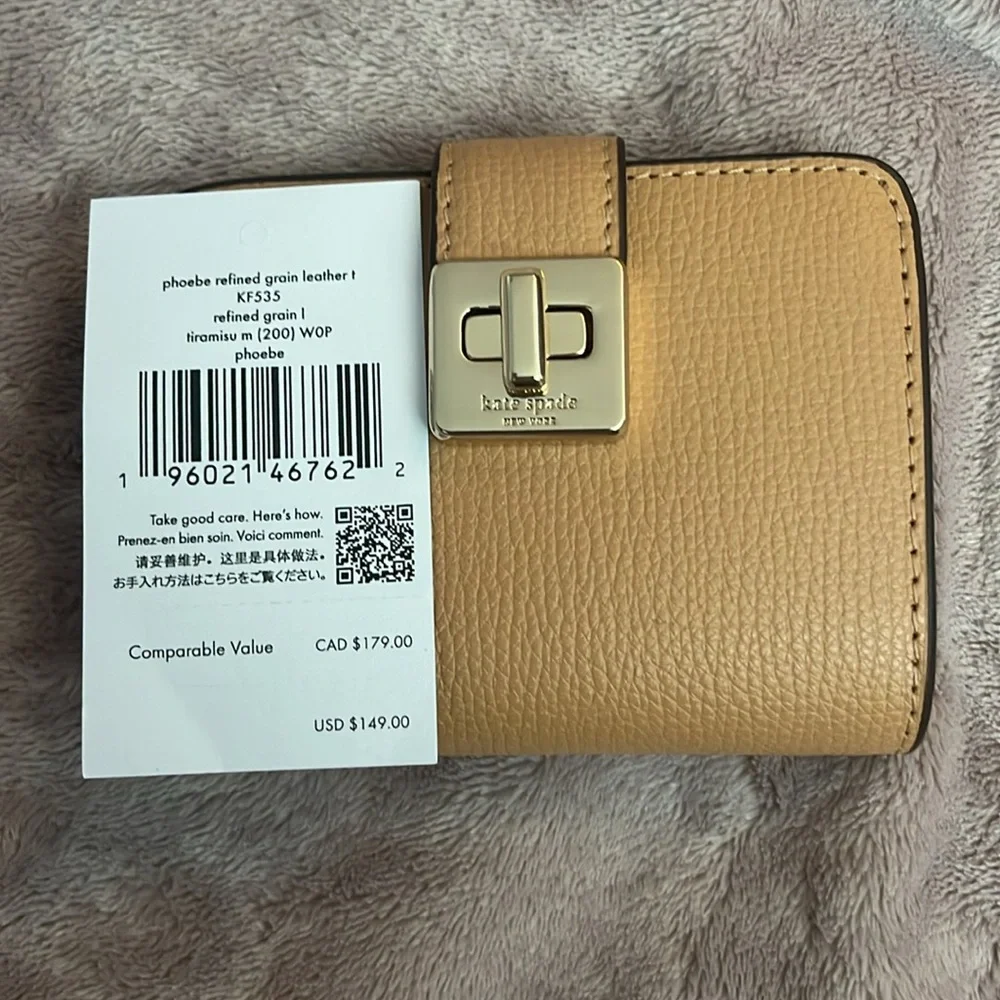 NWT Kate Spade small compact wallet